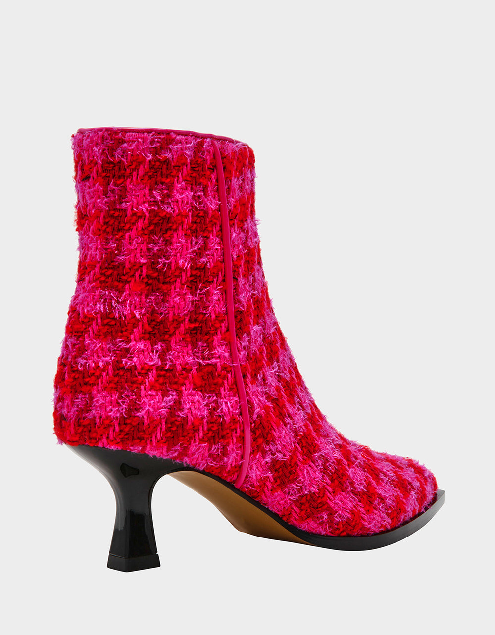 Betsey Johnson Value - LOUISA FUCHSIA MULTI Women's Pointed Toe Kitten Heel Ankle Bootie