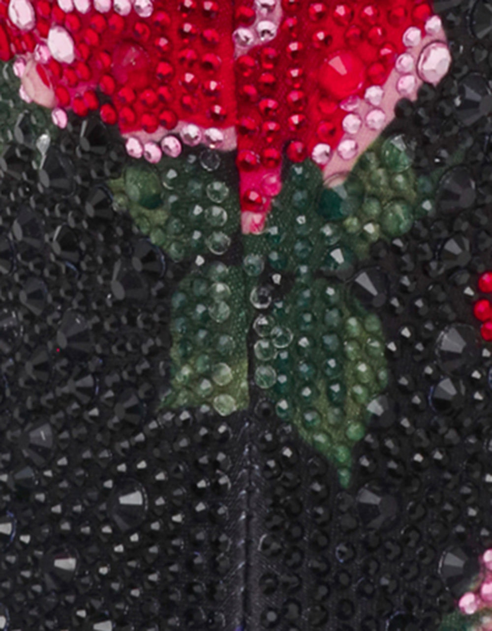 Betsey Johnson Featured - BELLE BLACK FLOWER MULTI Women's Rhinestone Pointed Toe Ankle Bootie
