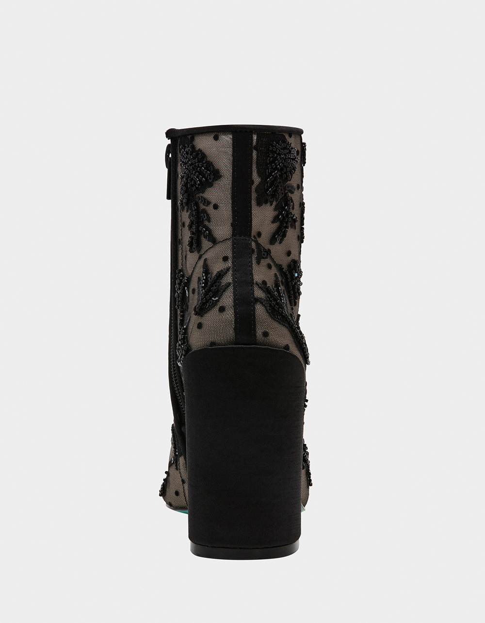 Betsey Johnson Discount - MERRI BLACK Mesh Bootie