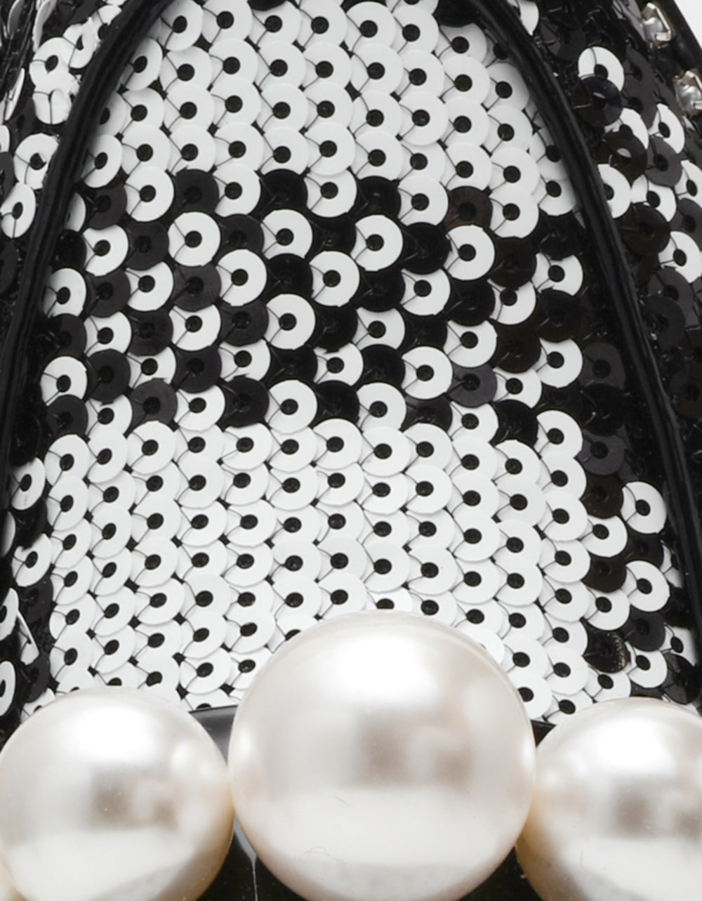 Betsey Johnson Quality - HARLOE BLACK WHITE PLAID Platfrom Pearl Embellished Women's Loafer