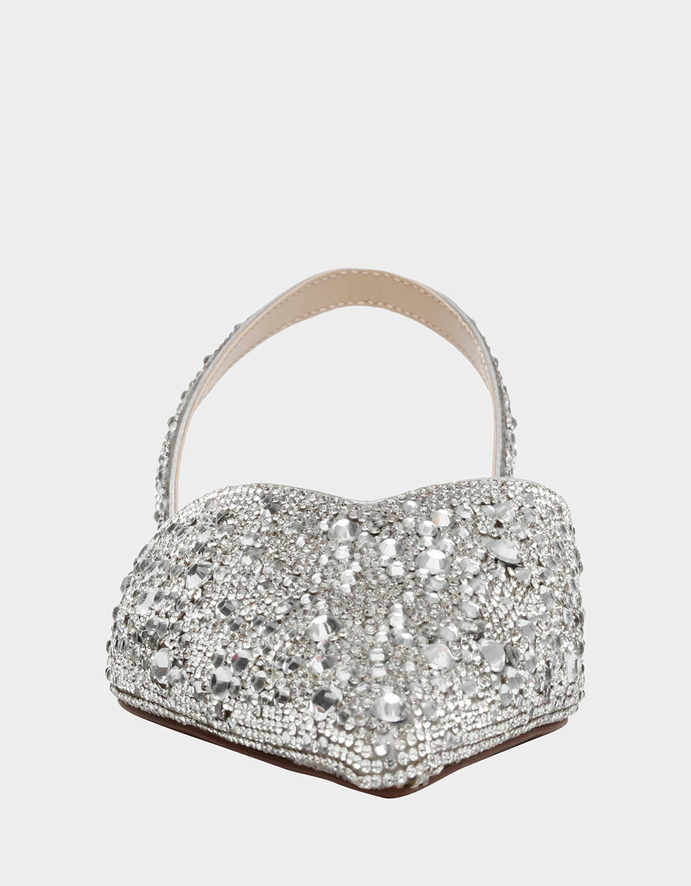 Betsey Johnson Value - VANCE SILVER Rhinestone Slingback Flats