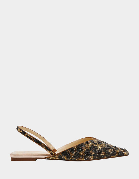 Betsey Johnson Top Pick - VANCE LEOPARD Slingback Flat