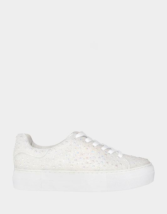 Betsey Johnson Hot Sale - SB-SIDNY IVORY Pearl Sneaker