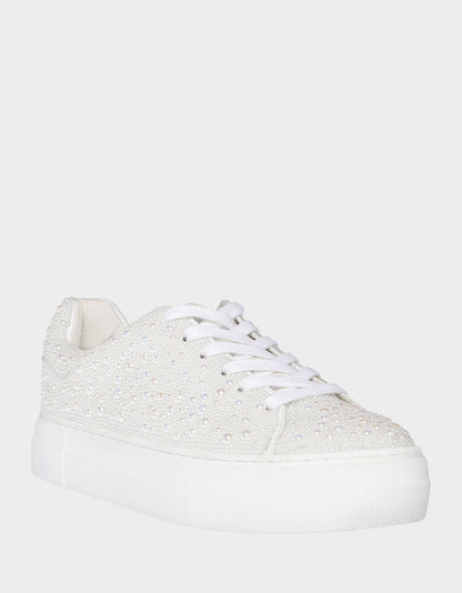 Betsey Johnson Hot Sale - SB-SIDNY IVORY Pearl Sneaker