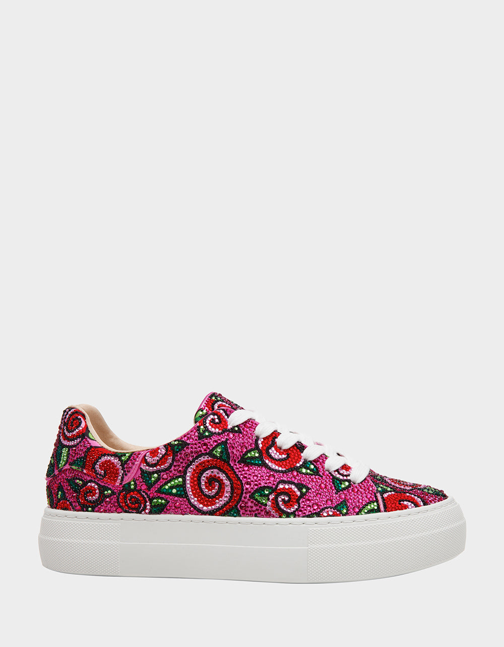 Betsey Johnson Signature - SIDNY FUCHSIA ROSE Women's Tennis Sneaker