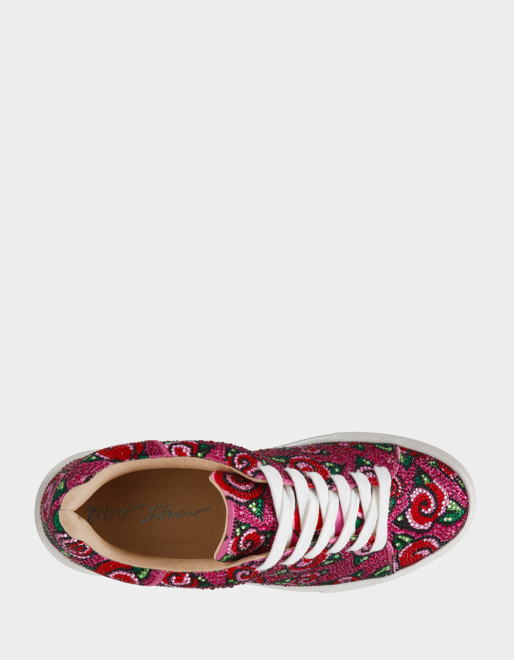 Betsey Johnson Signature - SIDNY FUCHSIA ROSE Women's Tennis Sneaker