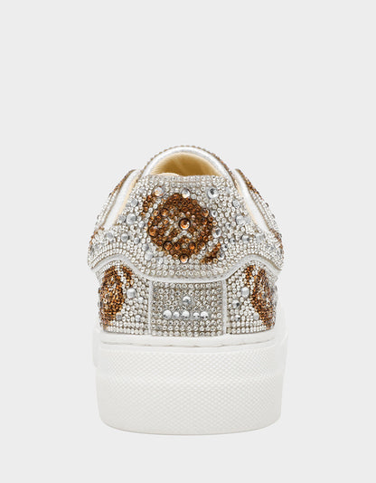Betsey Johnson New - THE BIG GAME BUNDLE Women's Football Rhinestone Sneakers, Earrings, and Necklace Set