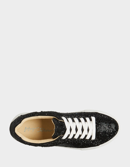 Betsey Johnson Trusted - SB-SIDNY BLACK Rhinestone Sneaker