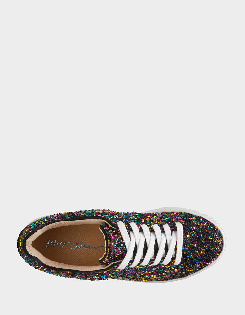 Betsey Johnson Top Pick - SIDNY BLACK MULTI Women's Sneaker