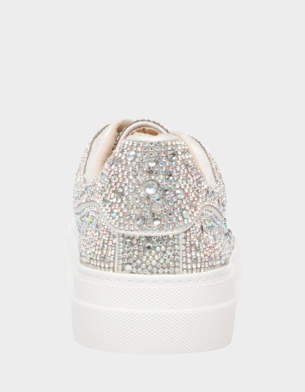 Betsey Johnson Premium - SIDNY RHINESTONES Lace Up Sneakers
