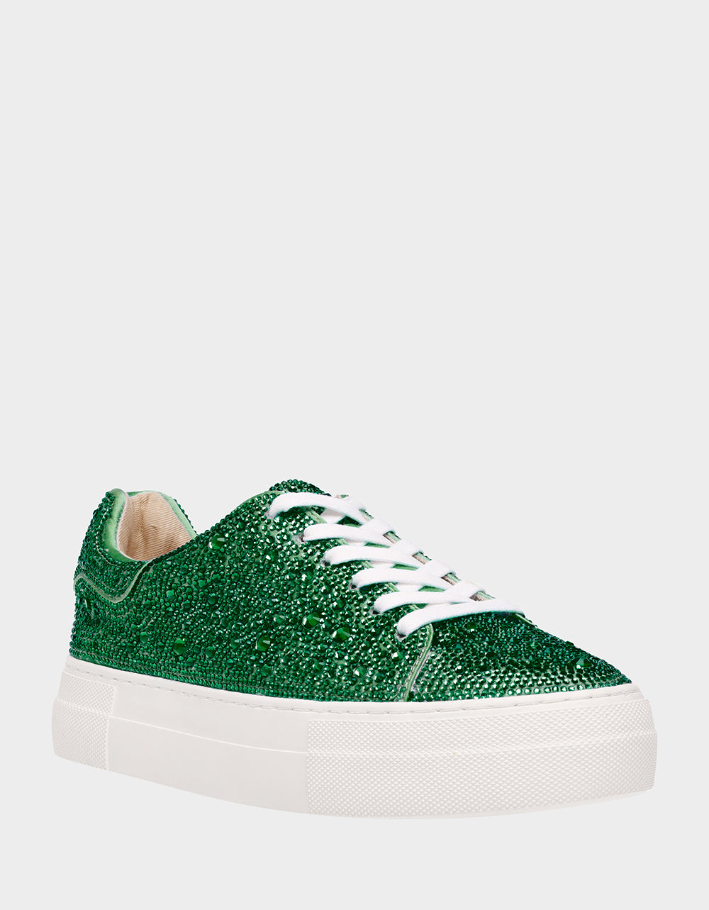 Betsey Johnson Deals - SIDNY EMERALD Rhinestone Sneaker