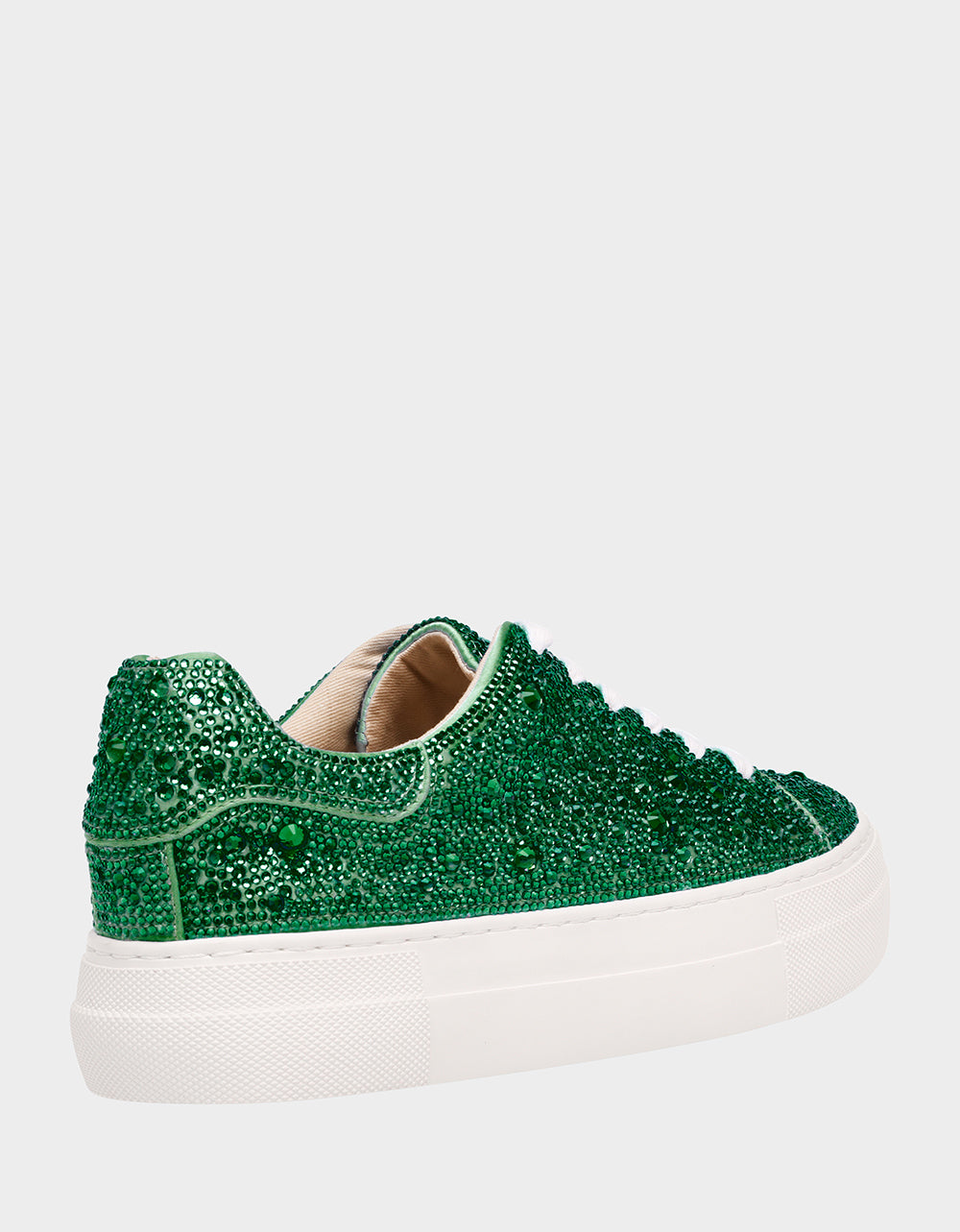 Betsey Johnson Deals - SIDNY EMERALD Rhinestone Sneaker