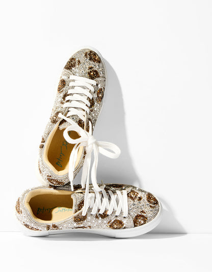 Betsey Johnson Customer Favorite - SIDNY SILVER FOOTBALL Women's Football Sneaker
