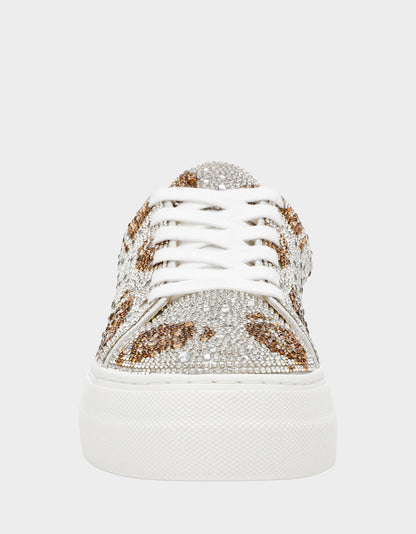 Betsey Johnson Customer Favorite - SIDNY SILVER FOOTBALL Women's Football Sneaker