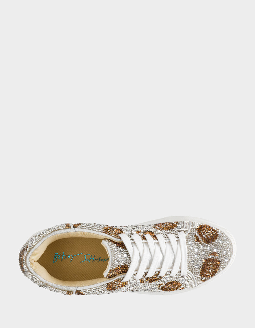Betsey Johnson Customer Favorite - SIDNY SILVER FOOTBALL Women's Football Sneaker