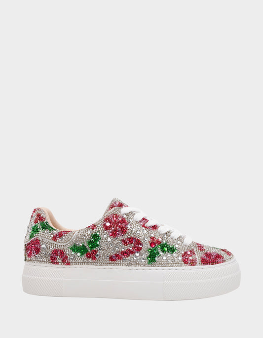 Betsey Johnson Trusted - SIDNY HOLLY Women's Christmas Holly Sneaker