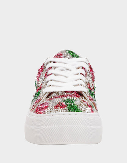 Betsey Johnson Trusted - SIDNY HOLLY Women's Christmas Holly Sneaker