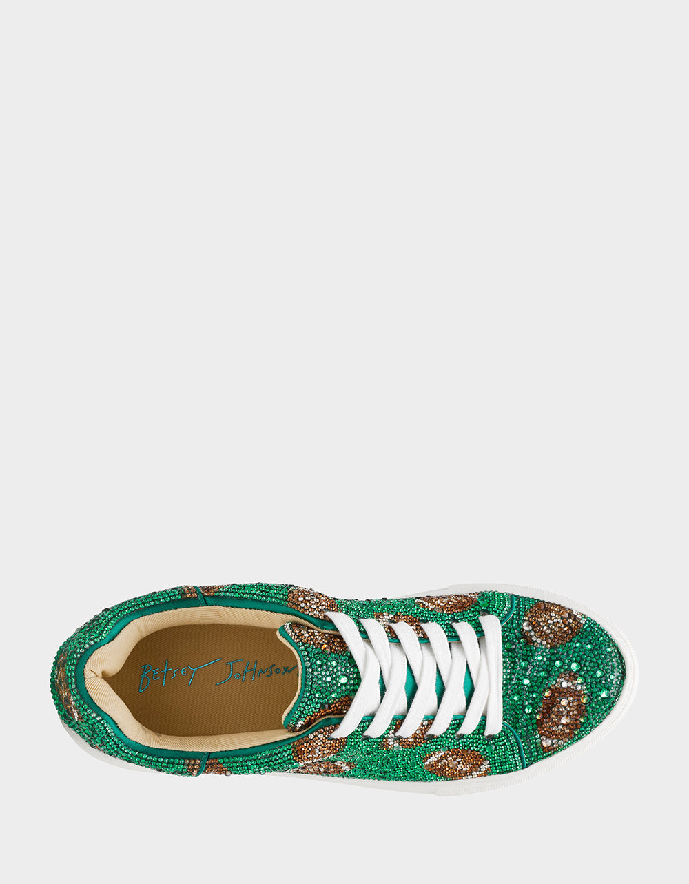 Betsey Johnson Smart Buy - SIDNY GREEN FOOTBALL Women's Football Sneaker