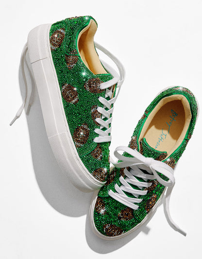 Betsey Johnson Smart Buy - SIDNY GREEN FOOTBALL Women's Football Sneaker