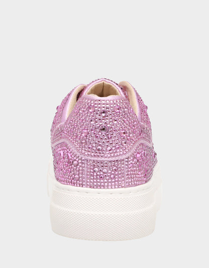 Betsey Johnson Trending - SIDNY LIGHT PINK Rhinestone Sneaker