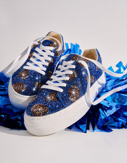 Betsey Johnson Best Seller - SIDNY BLUE FOOTBALL Women's Football Sneaker