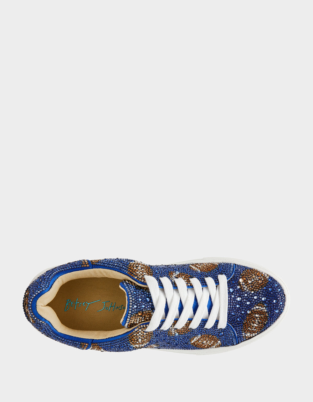 Betsey Johnson Best Seller - SIDNY BLUE FOOTBALL Women's Football Sneaker