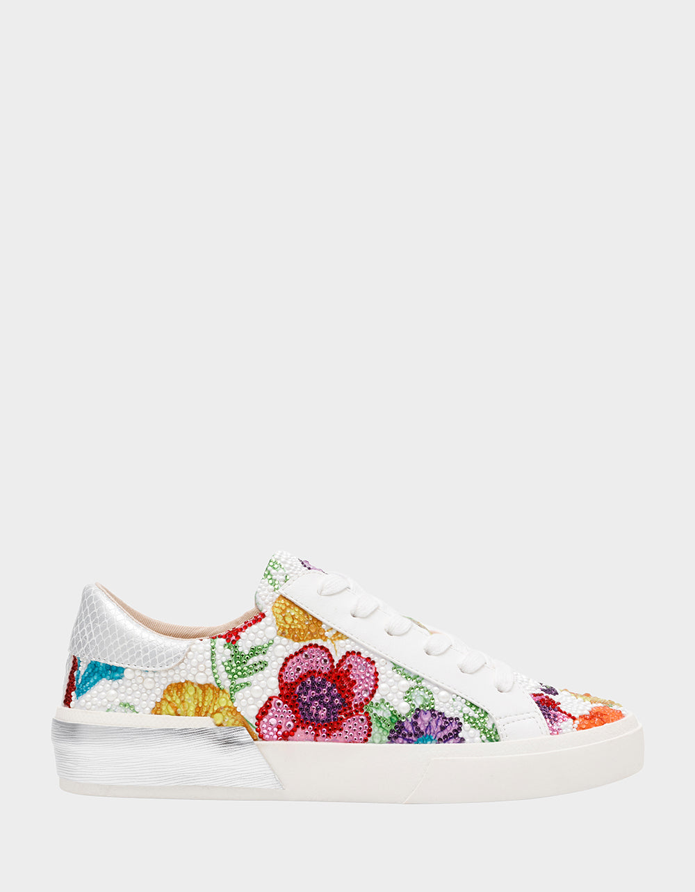 Betsey Johnson Deals - DAMON BRIGHT MULTI Women's Multicolor Floral Sneaker