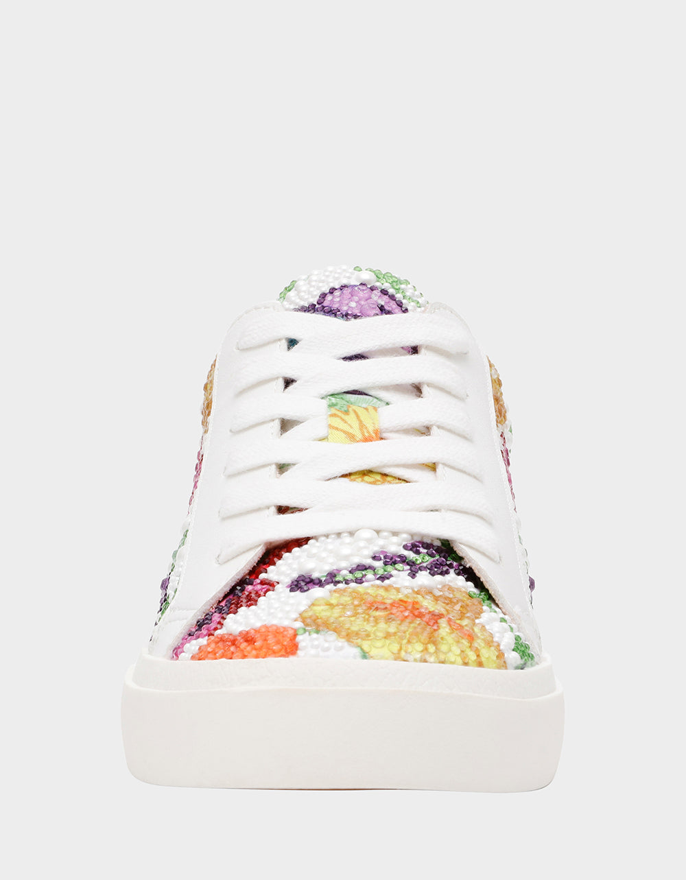 Betsey Johnson Deals - DAMON BRIGHT MULTI Women's Multicolor Floral Sneaker