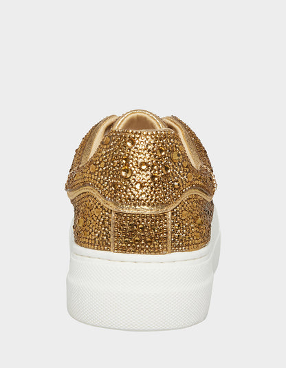 Betsey Johnson Premium - SB-SIDNY GOLD Rhinestone Shoes