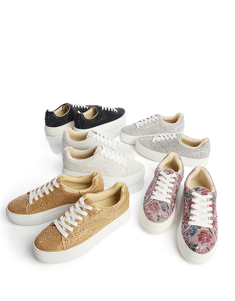 Betsey Johnson Premium - SB-SIDNY GOLD Rhinestone Shoes