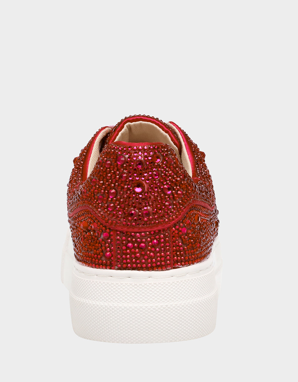 Betsey Johnson Recommended - SIDNY RED Rhinestone Sneaker