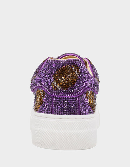 Betsey Johnson Discount - SIDNY PURPLE FOOTBALL Women's Football Sneaker