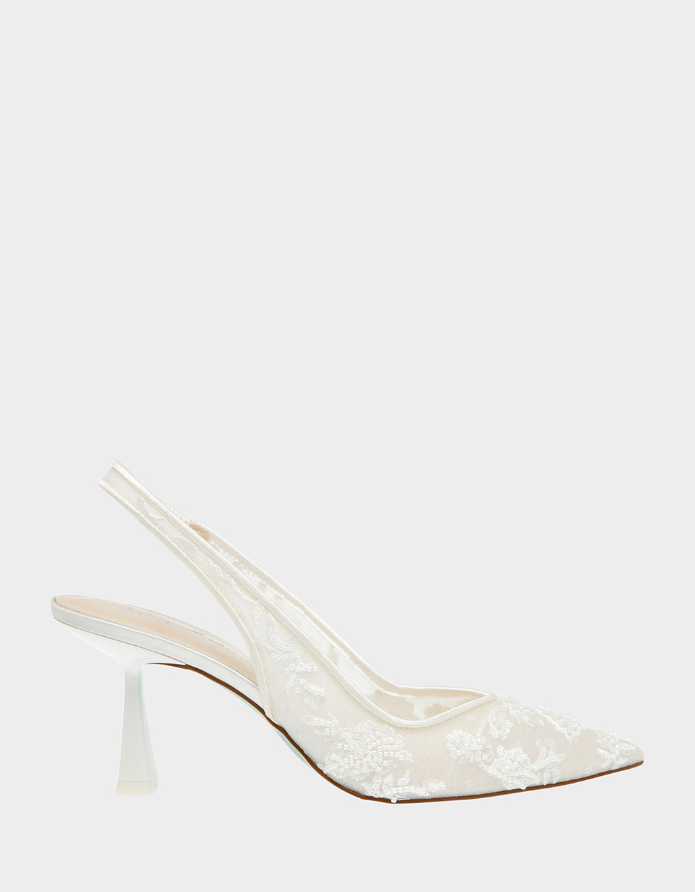 Betsey Johnson Quality - NIKKI IVORY Slingback Heels