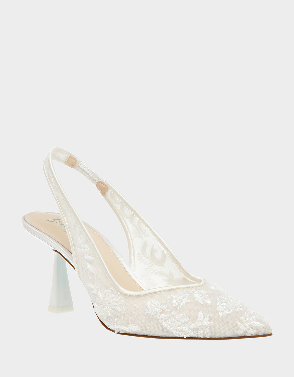 Betsey Johnson Quality - NIKKI IVORY Slingback Heels