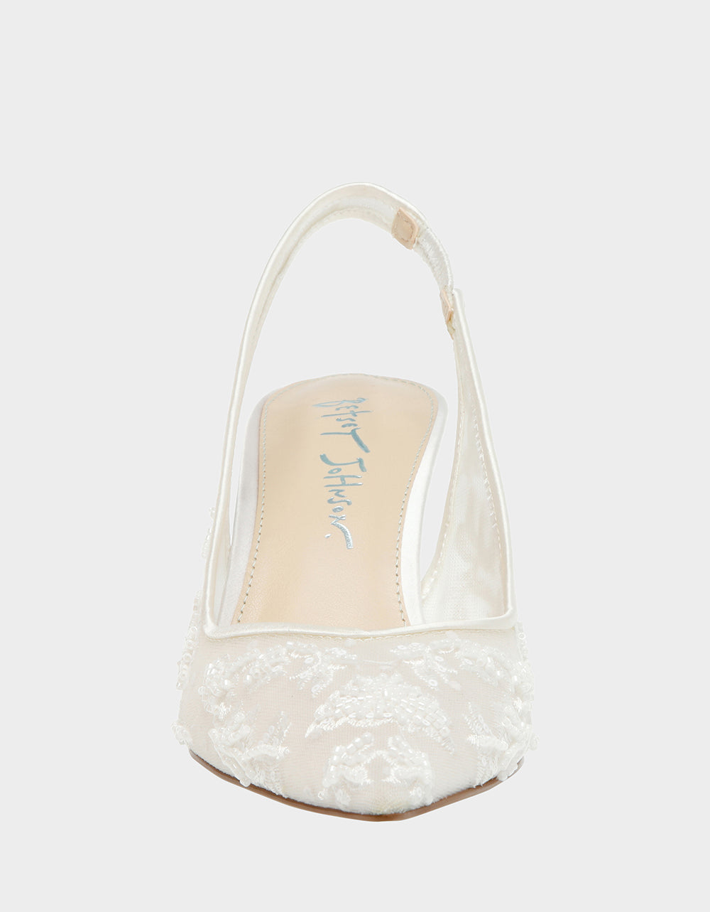 Betsey Johnson Quality - NIKKI IVORY Slingback Heels
