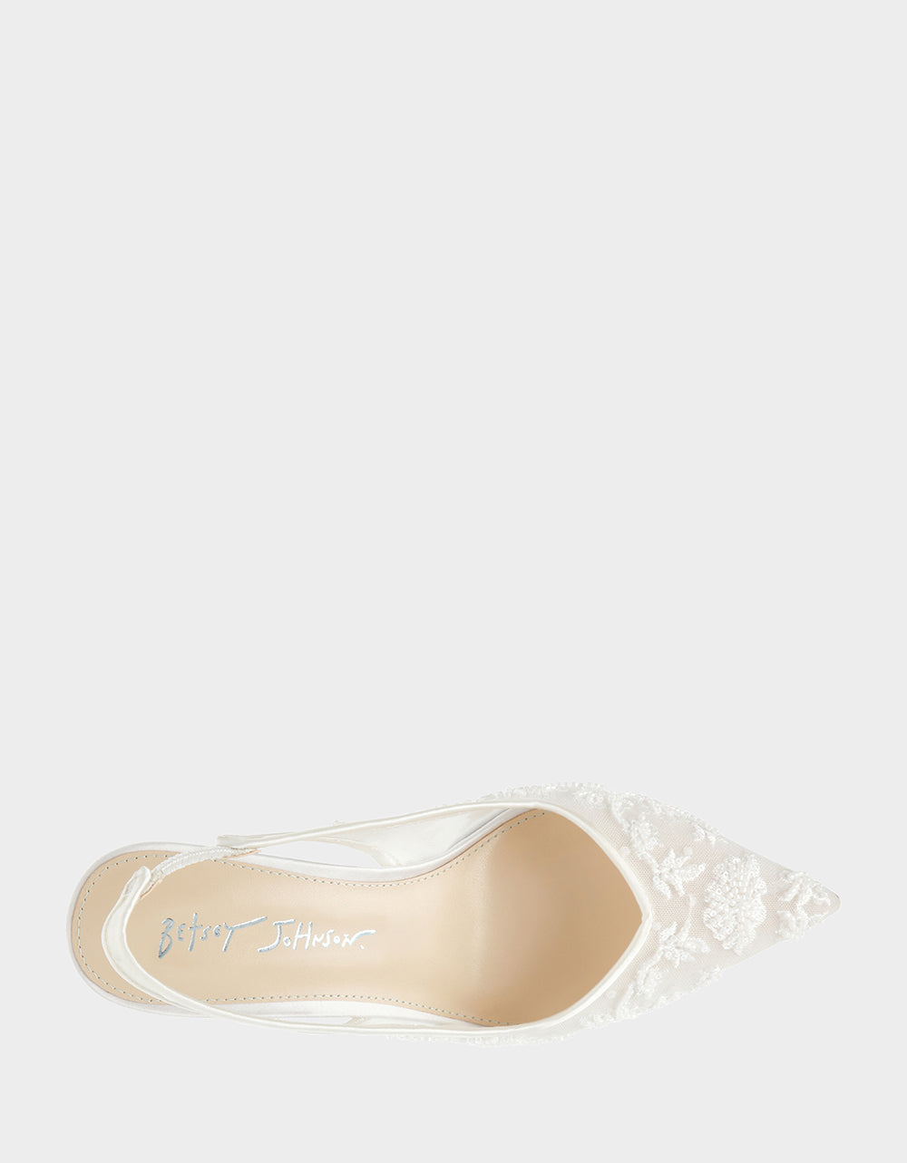 Betsey Johnson Quality - NIKKI IVORY Slingback Heels