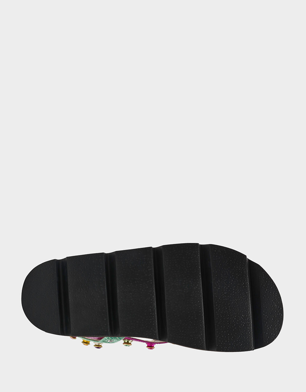Betsey Johnson Trending - CONLEY METALLIC MULTI Strappy Flatform Sandal