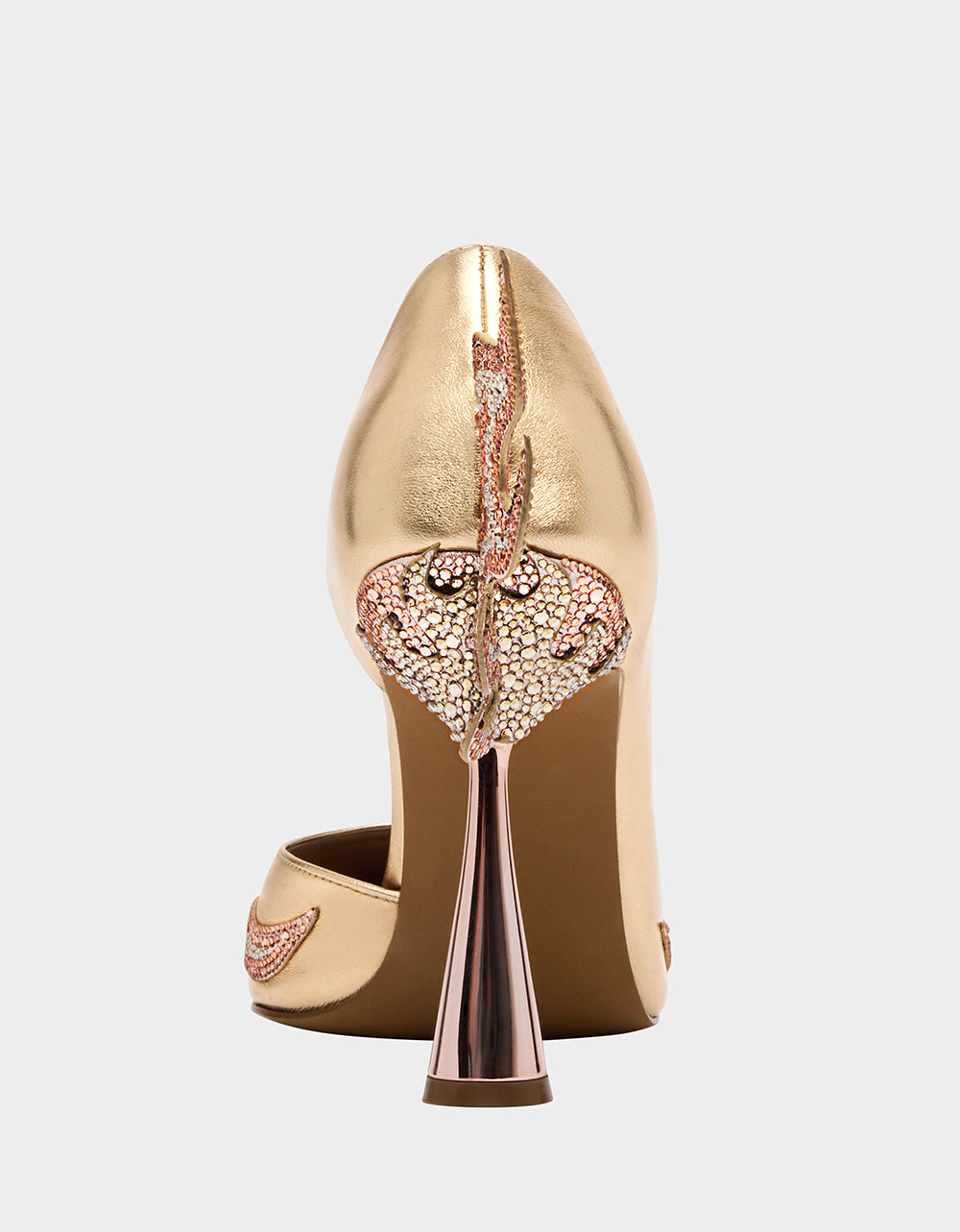 Betsey Johnson Exclusive - PHOENIX METAL MULTI Pointed-Toe Pump Women's Heel