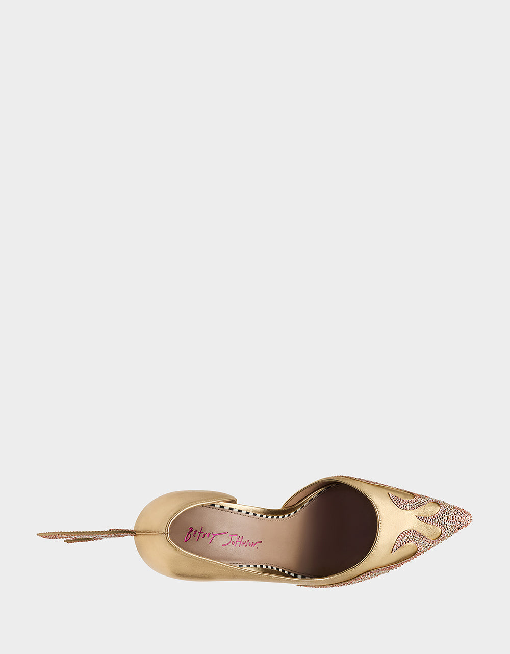 Betsey Johnson Exclusive - PHOENIX METAL MULTI Pointed-Toe Pump Women's Heel