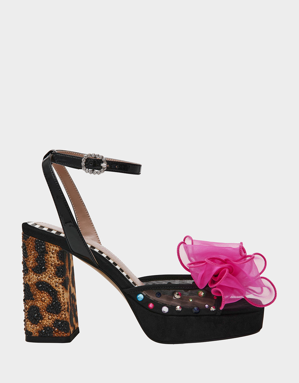 Betsey Johnson Deals - PALLOMA BLACK MULTI Women's Platform Block Heel