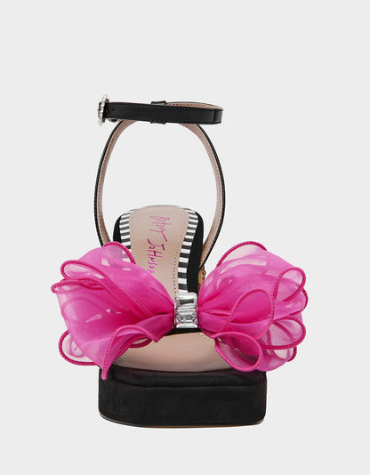 Betsey Johnson Deals - PALLOMA BLACK MULTI Women's Platform Block Heel