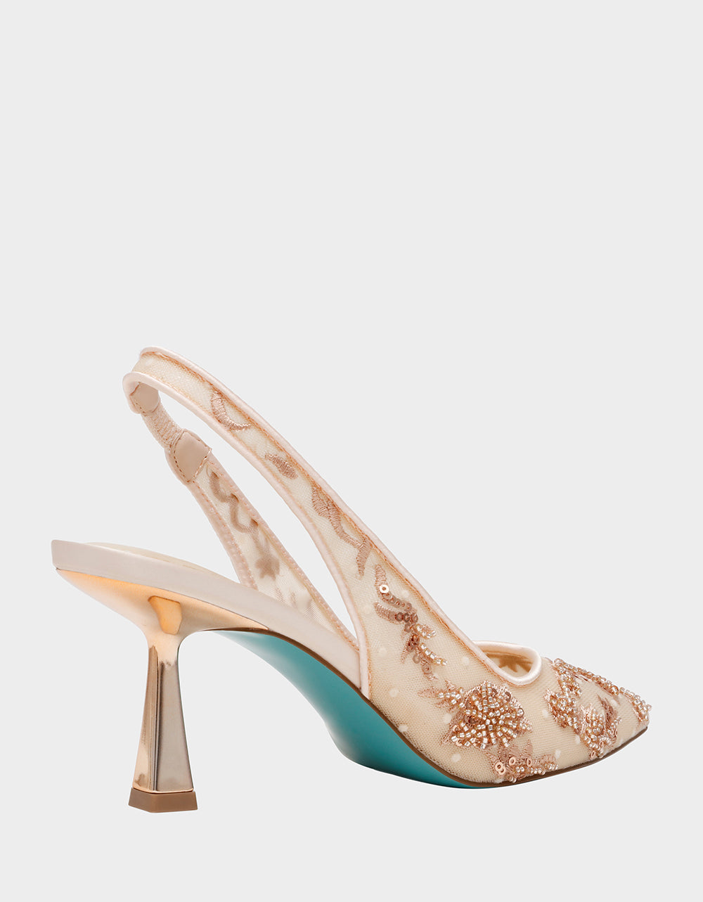 Betsey Johnson Exclusive - NIKKI BLUSH Slingback Pointed Toe Women's Heels