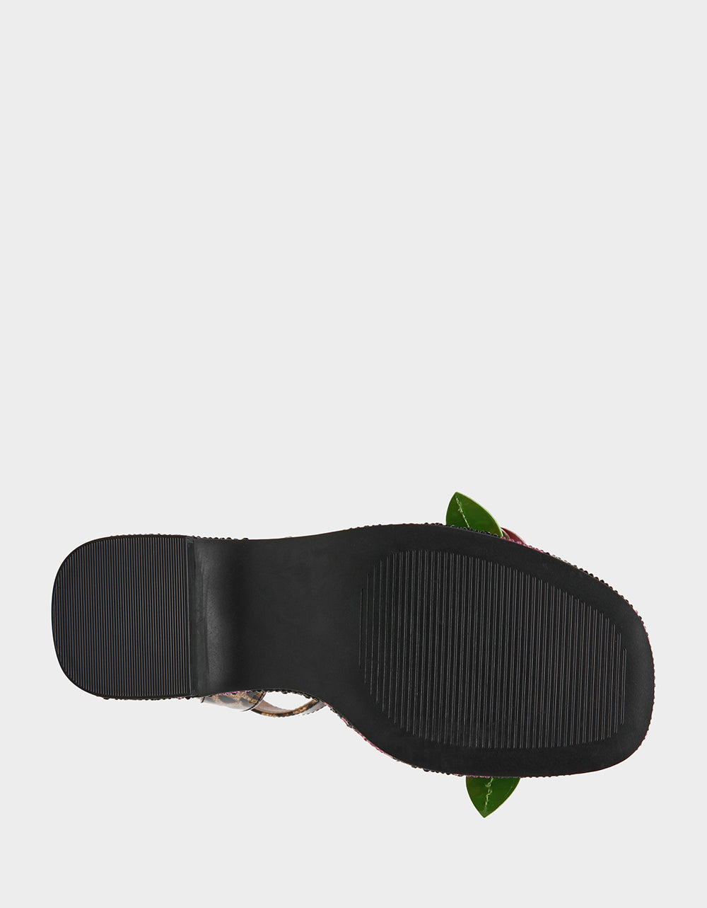 Betsey Johnson Popular - LIZZETE Black Rose Platform Flowers Embellished Women's Wedge Heel