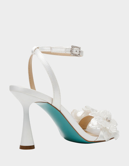 Betsey Johnson Best Price - CALI IVORY Strappy Heel