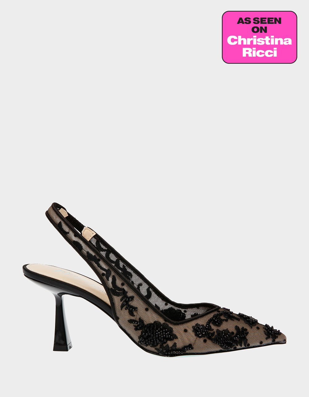 Betsey Johnson Deals - NIKKI BLACK Slingback Heels