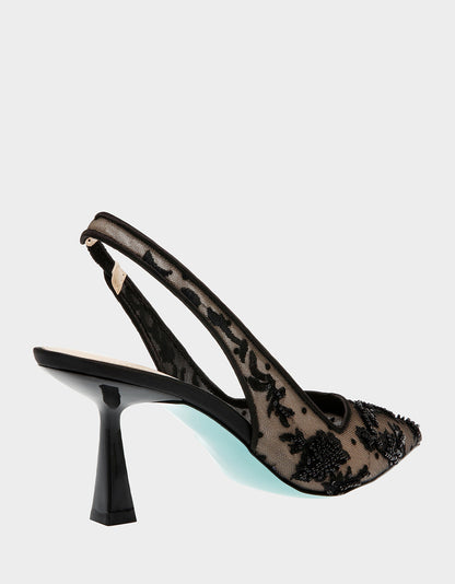 Betsey Johnson Deals - NIKKI BLACK Slingback Heels