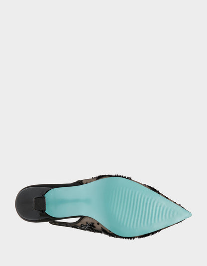 Betsey Johnson Deals - NIKKI BLACK Slingback Heels
