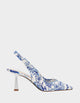 WHITE/BLUE FLORAL