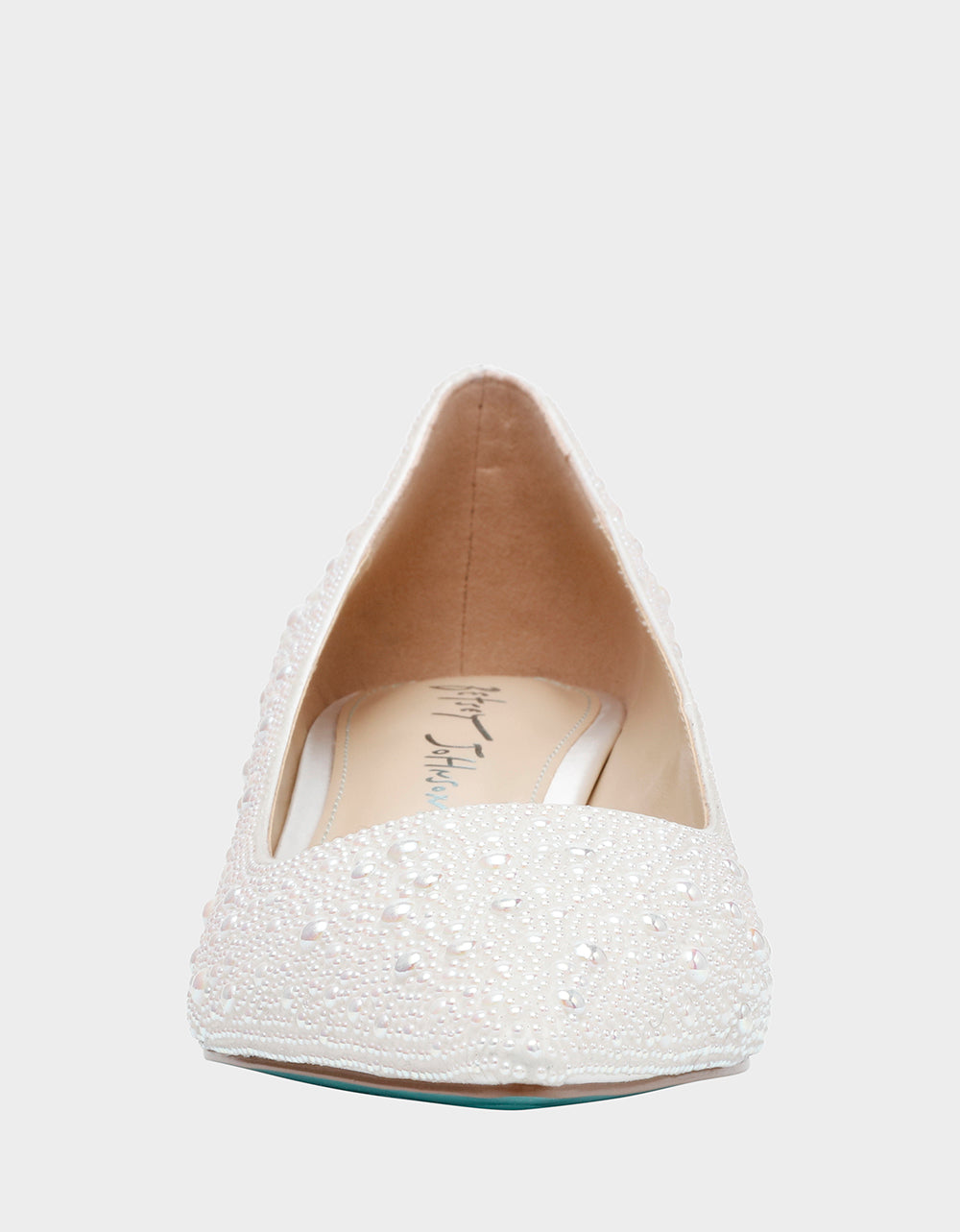 Betsey Johnson Quality - SCOUT PEARL Bridal Kitten Heel