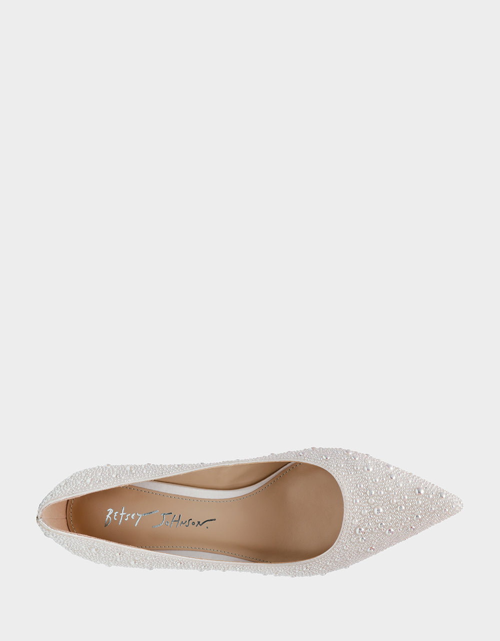 Betsey Johnson Quality - SCOUT PEARL Bridal Kitten Heel